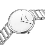 Obaku Klip Lille Brace White 34mm Watch - V258LXCISC