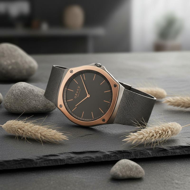 Obaku Lagen Granite V316GXDJMJ Watch