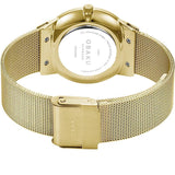 Obaku Land Gold White 32mm Watch - V255LXGIMG