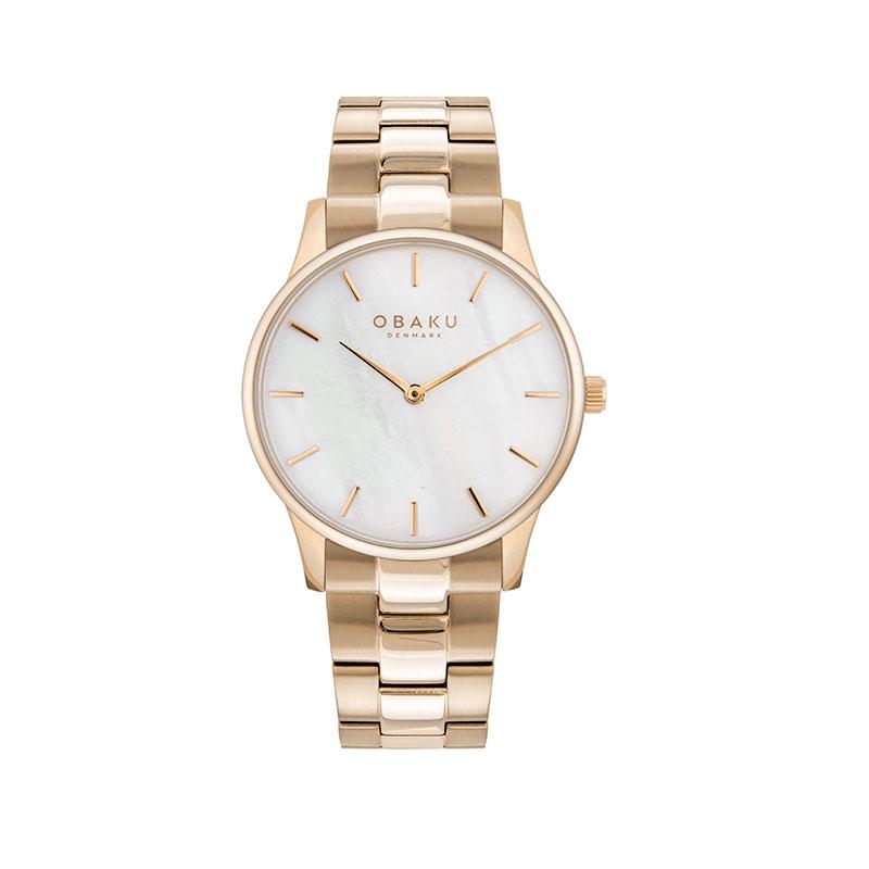 Obaku Lyng Lille Cider White 35mm Watch - V247LXGWSG