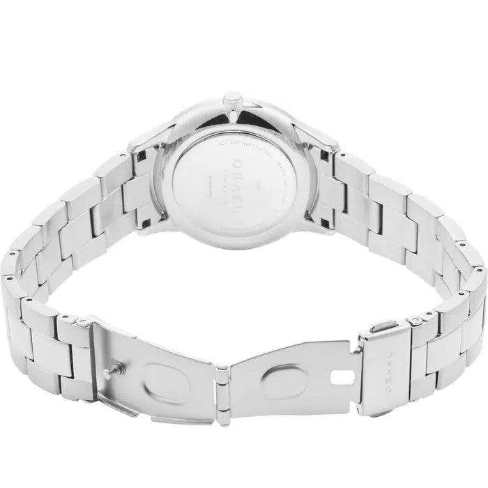 Obaku Lyng Lille Steel White 35mm Watch - V247LXCWSC