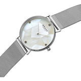 Obaku Mosaik Steel White 37mm Watch - V268LXCWMC