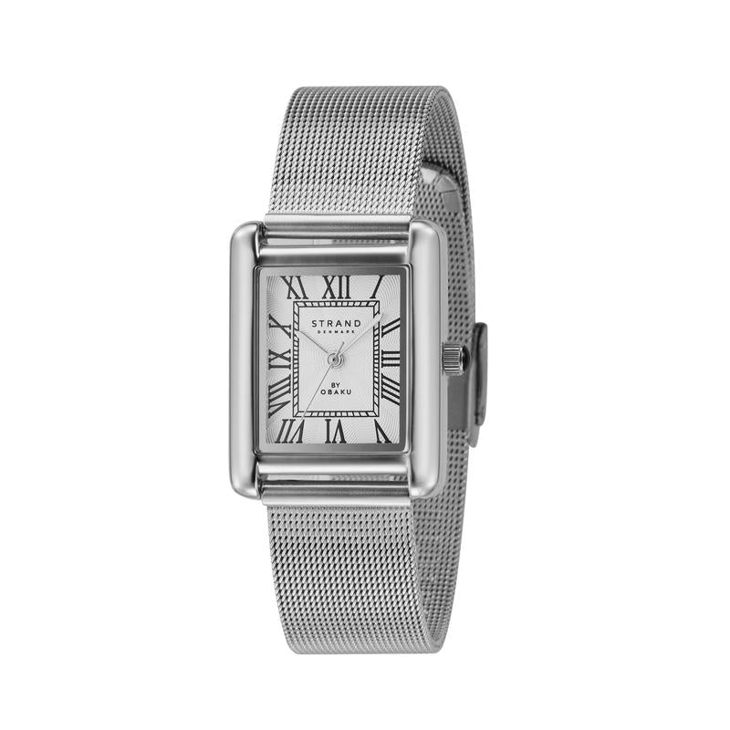 Obaku Myrtos - White Dial Stainless Steel Ladies Watch S757LXCWMC-ERB