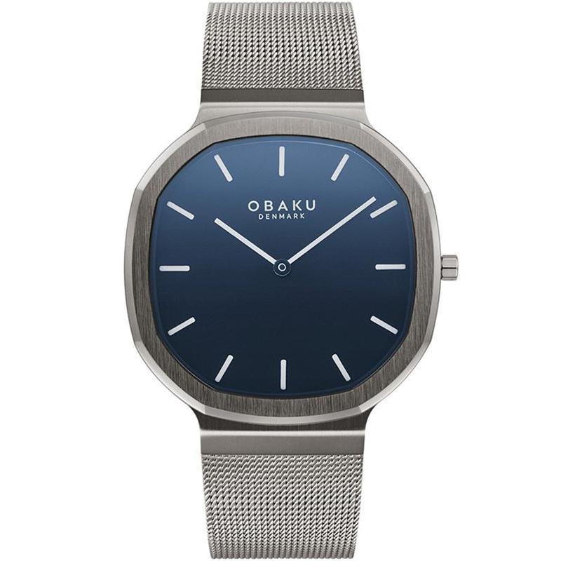 Obaku Oktant Shadow Blue 38mm Watch - V253GXJLMJ