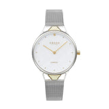 Obaku Pergament Steel - MOP Dial Stainless Steel Ladies Watch V302LXCWMC