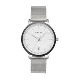 Obaku Salvie Lille Monochrome White 34mm Watch - V270LDAWMC