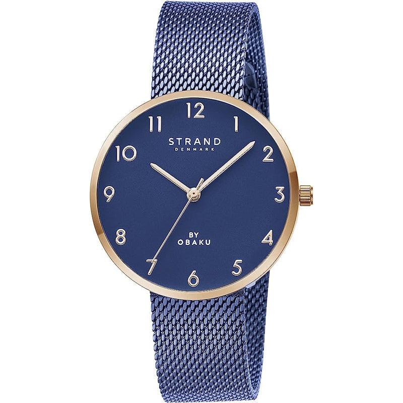 Obaku Strand Aurora Ocean Blue 35mm Watch - S700LXVLML-DA