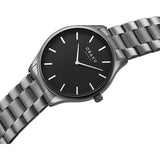 Obaku Tang-Dark Gents Stainless Steel Strap Black Dial V260GXBBSB