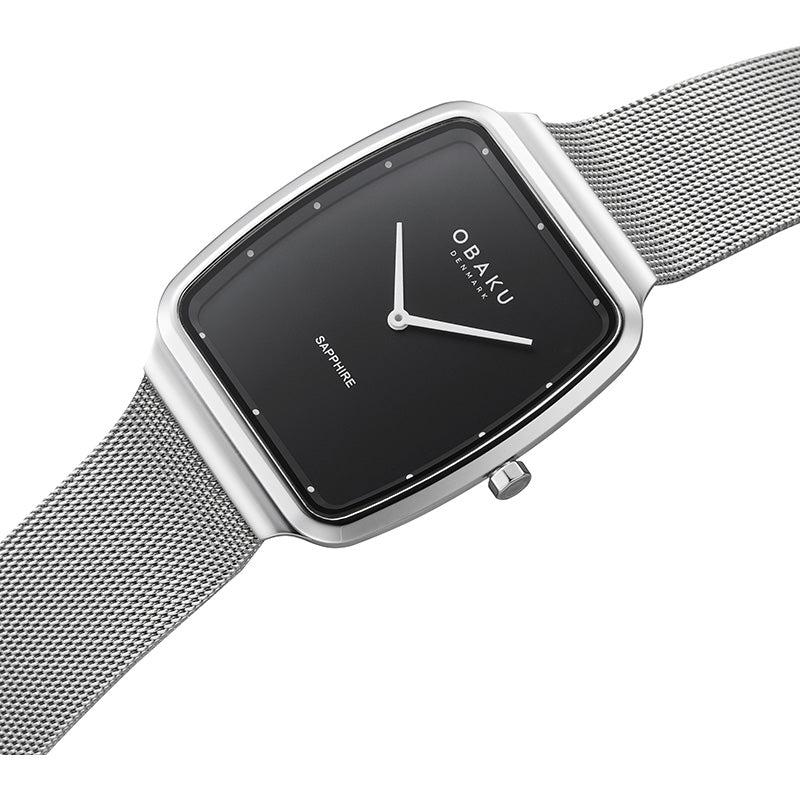 Obaku Tern Onyx Black 34mm Watch - V267GXCBMC