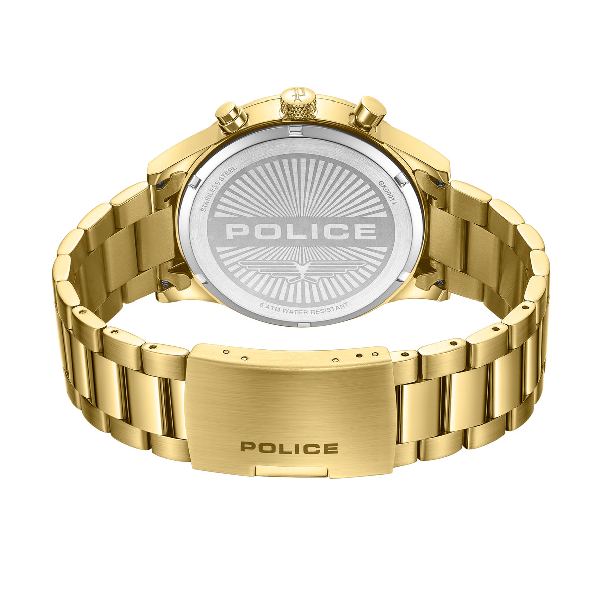 Police Driver Green Dial Men's Watch