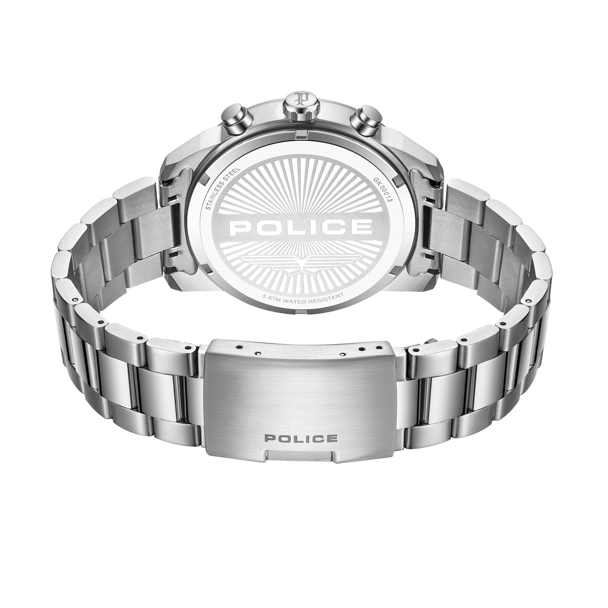 Police Roman Black Dial Men's Watch