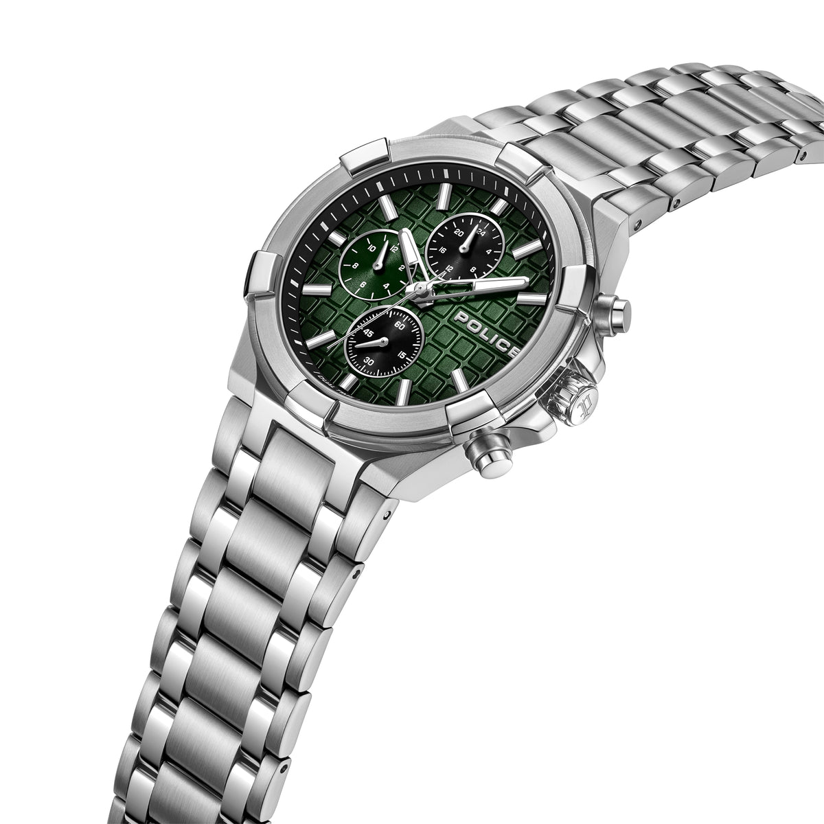 Police Guardian Green Dial Men's Watch