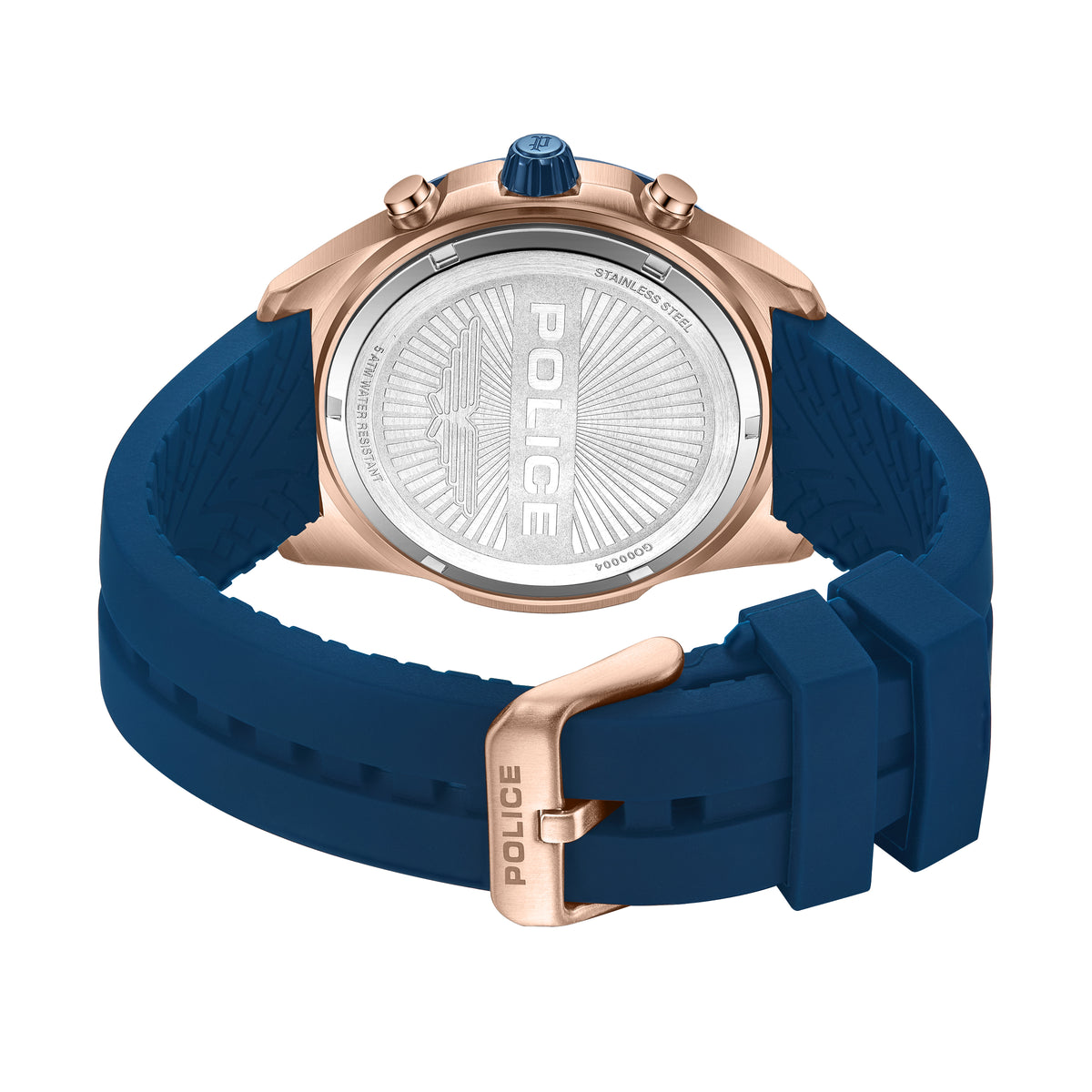 Police Warren Blue Dial Men's Watch