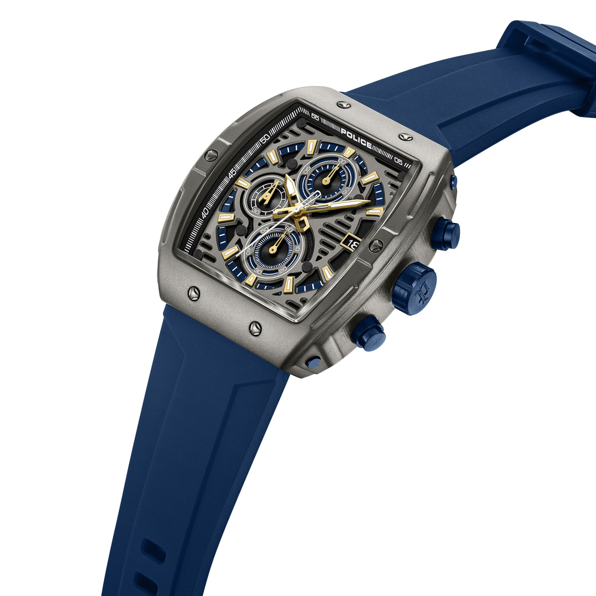 Police Connector Rebel Grey Dial Men's Watch