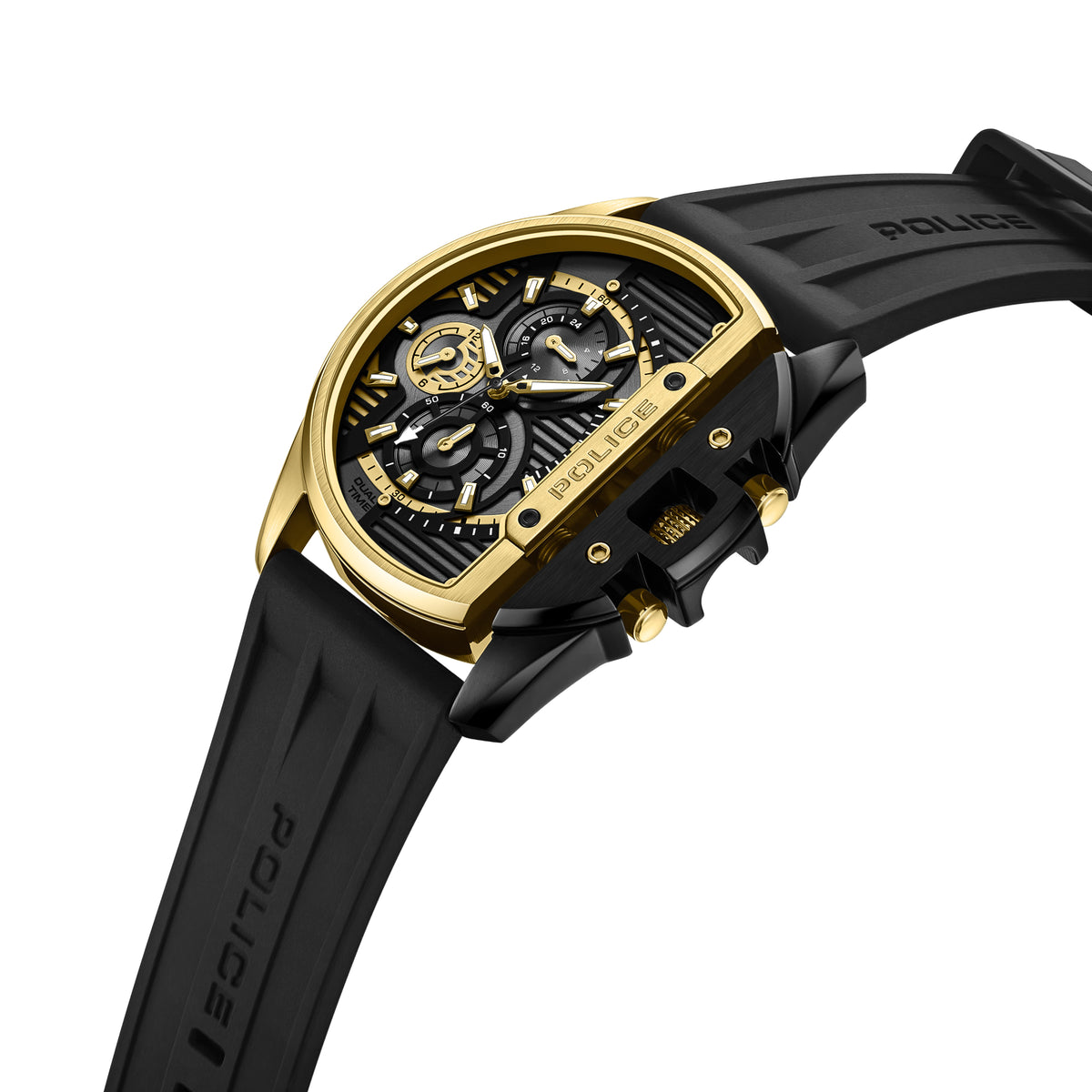 Police Daintree Black Dial Gold Men's Watch
