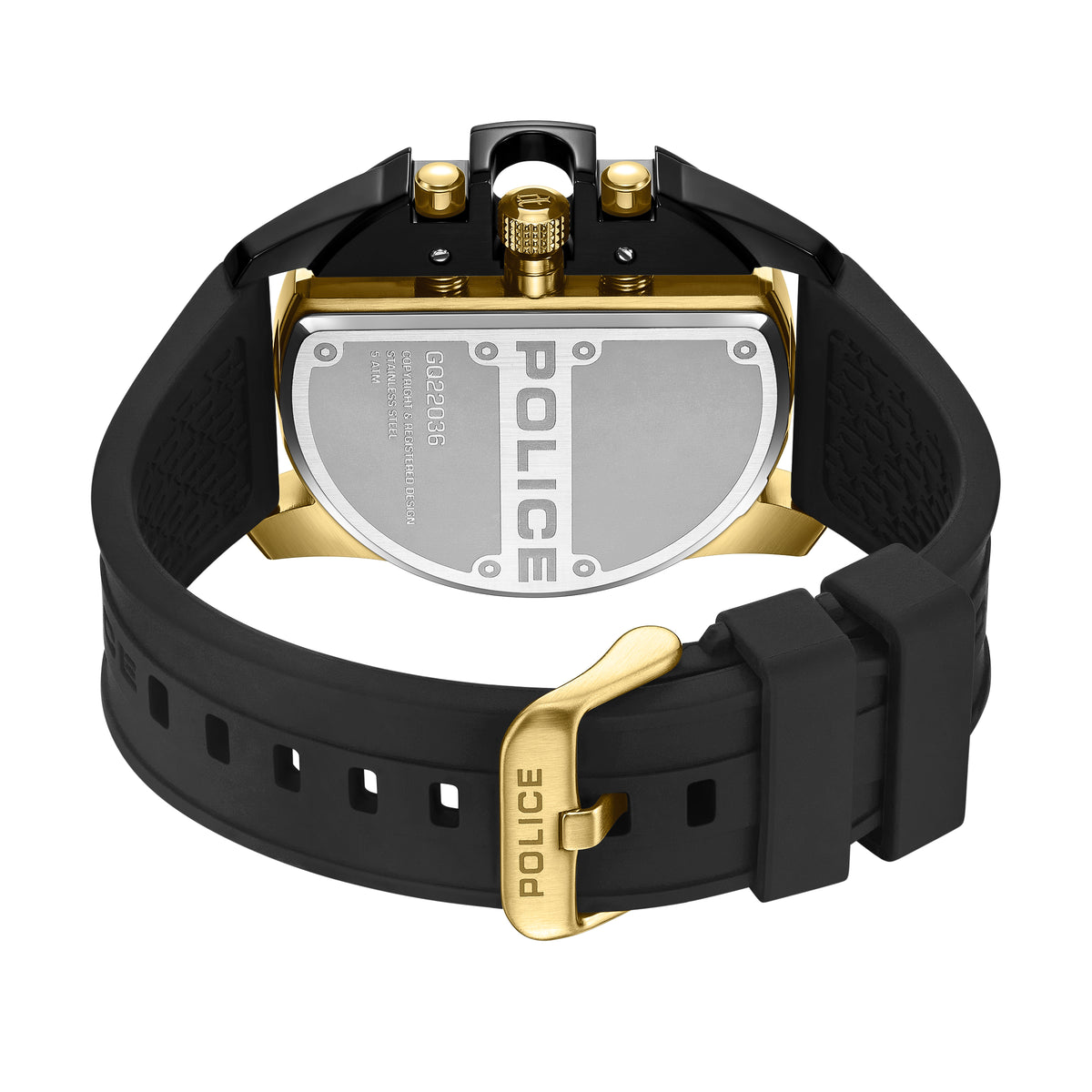 Police Daintree Black Dial Gold Men's Watch