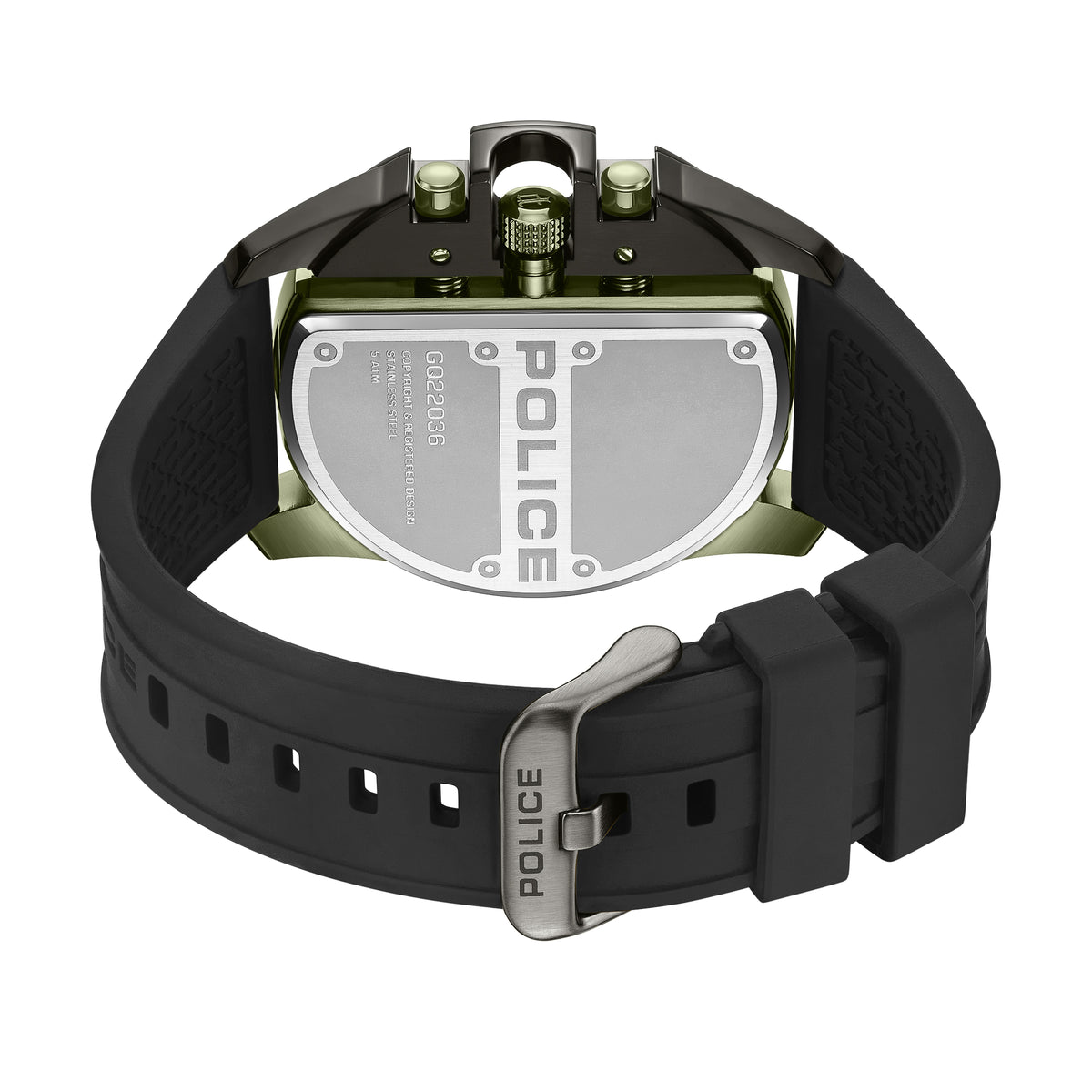 Police Daintree Black Dial Green Men's Watch