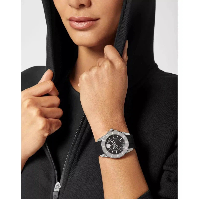 Plein Sport Glam Black Analog Watch 40mm