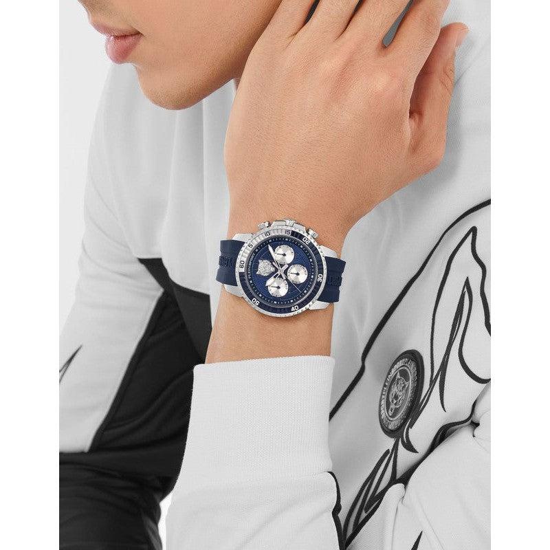 Plein Sport Herren Blue Chronograph Watch 45mm