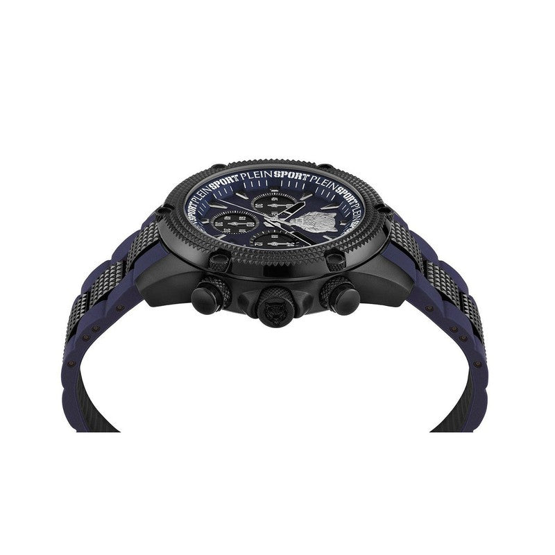 Plein Sport Hurricane Blue Chronograph Watch 44mm