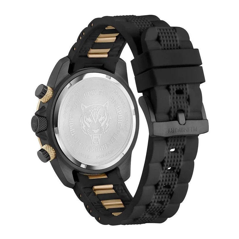 Plein Sport Hurricane Gold Chronograph Watch 44mm
