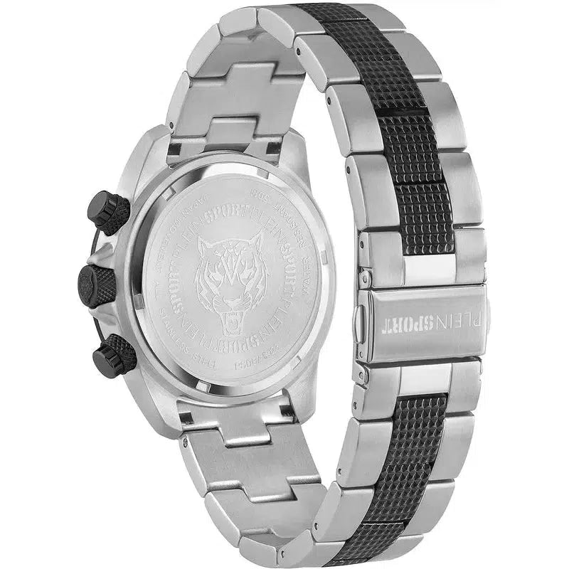 Plein Sport Hurricane Silver Chronograph Watch 44mm