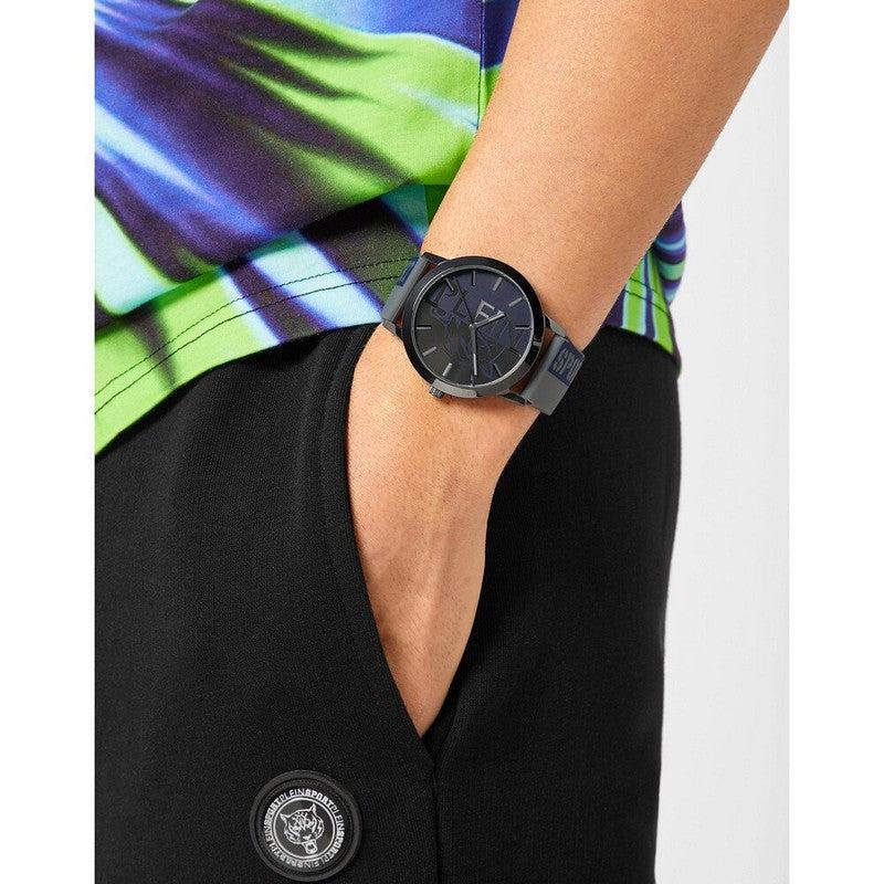 Plein Sport Legend Blue-Black Analog Watch 44mm