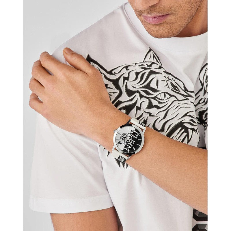 Plein Sport Legend Silver Analog Watch 44mm
