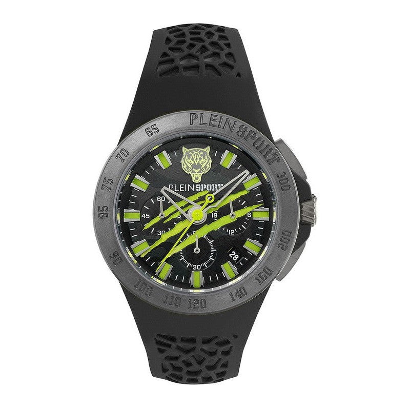 Plein Sport Thunderstorm Black Chronograph Watch 43mm