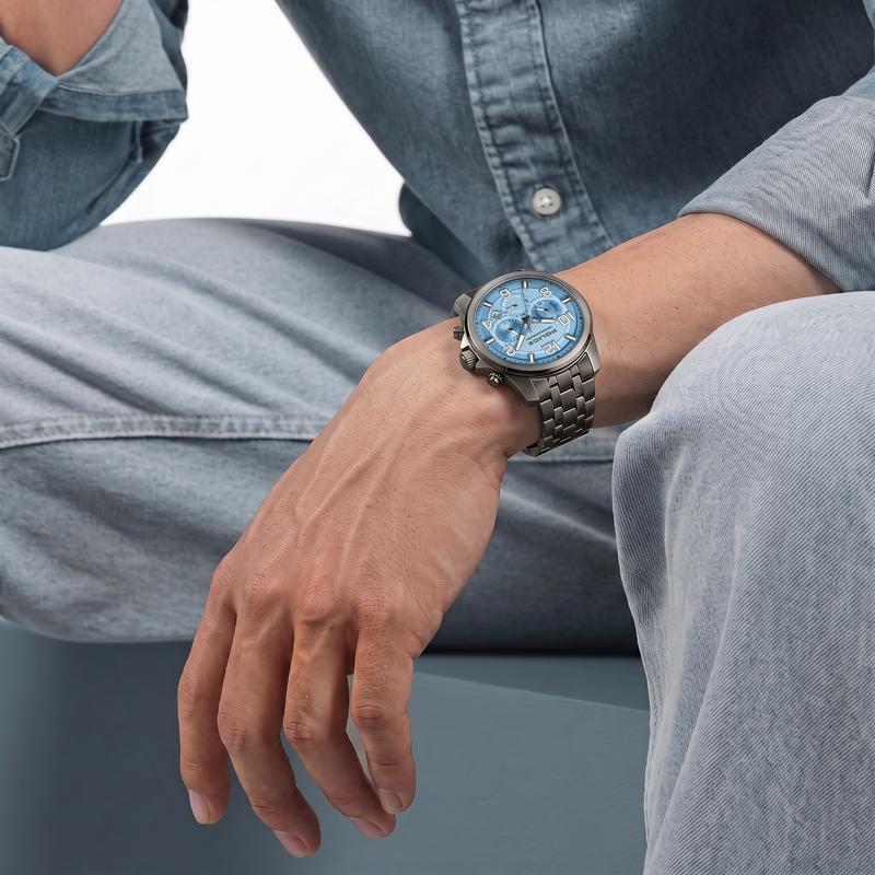 Police Belem Blue Dial Men's Watch