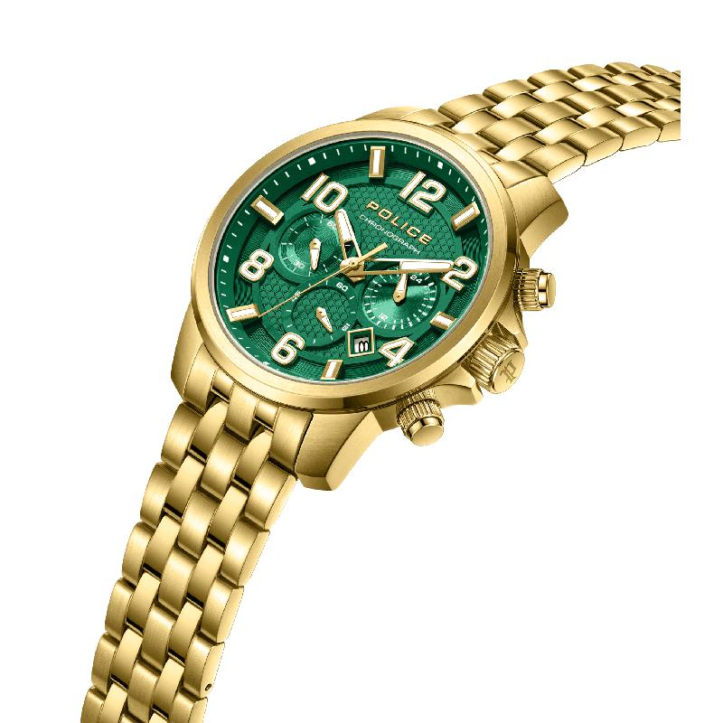 Police Belem Green Dial Watch