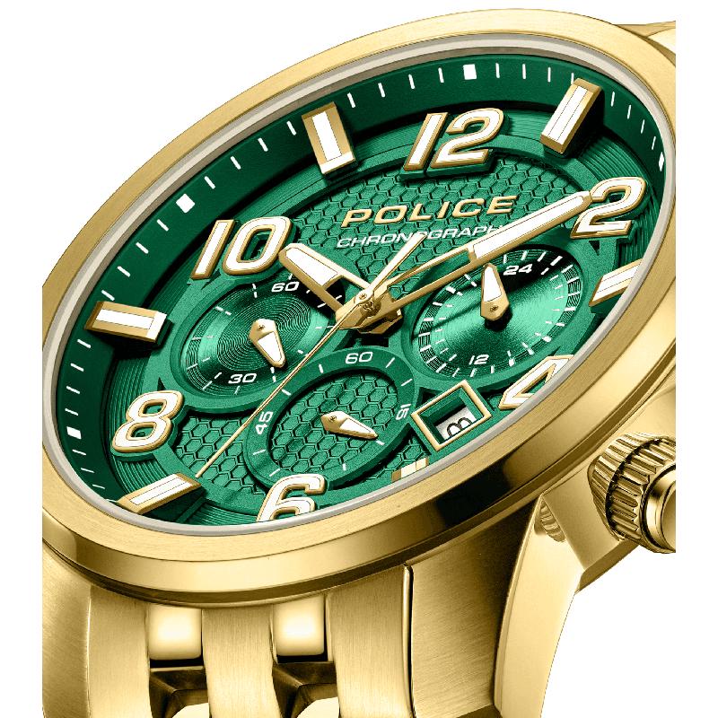 Police Belem Green Dial Watch