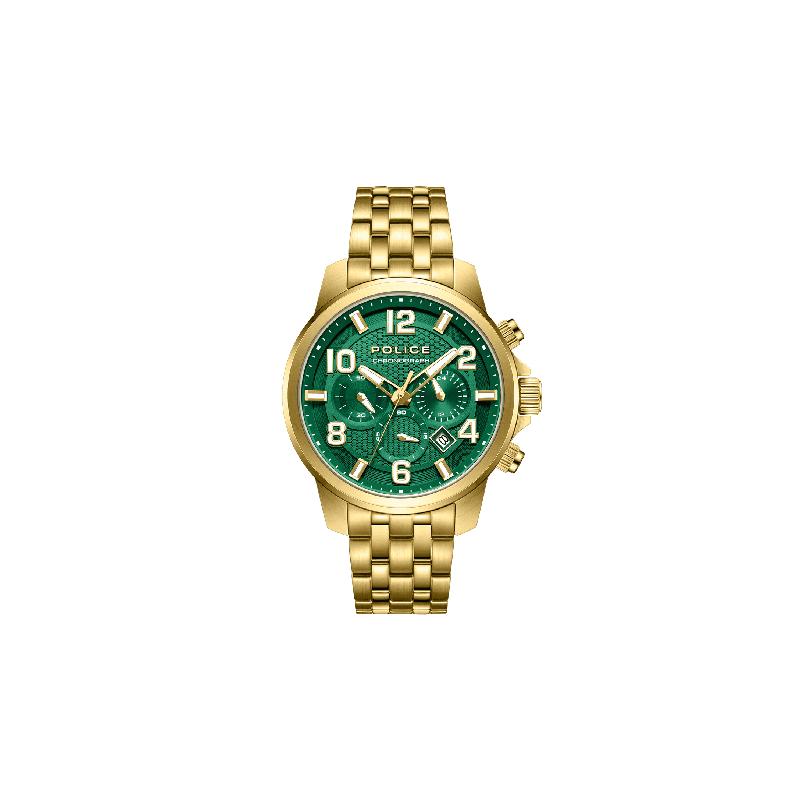 Police Belem Green Dial Watch