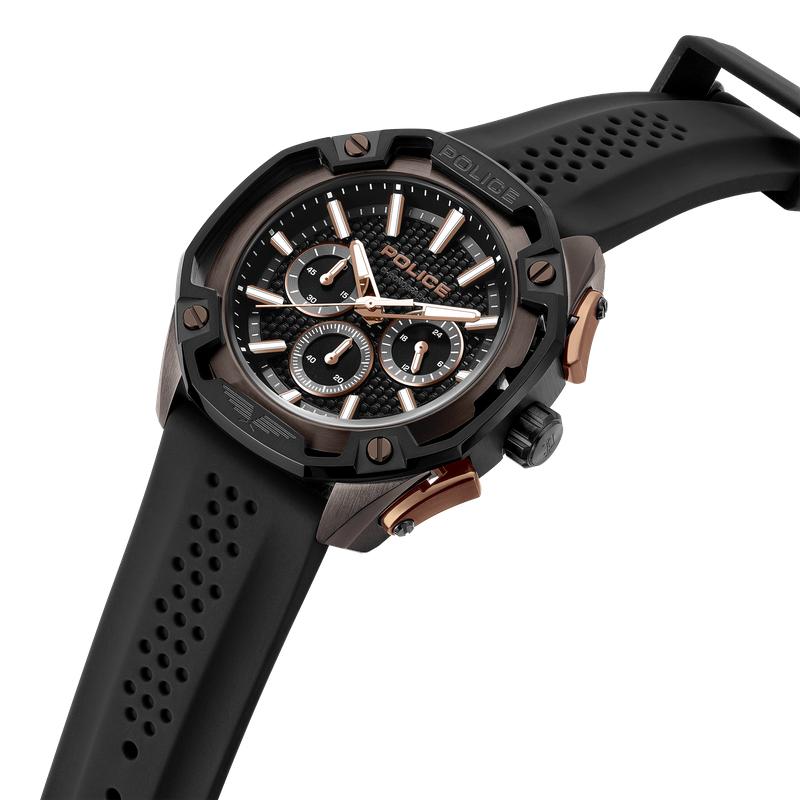 Police Black Centurian Watch For Men