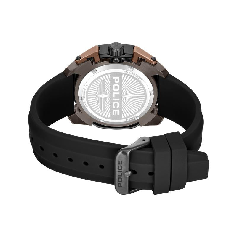 Police Black Centurian Watch For Men
