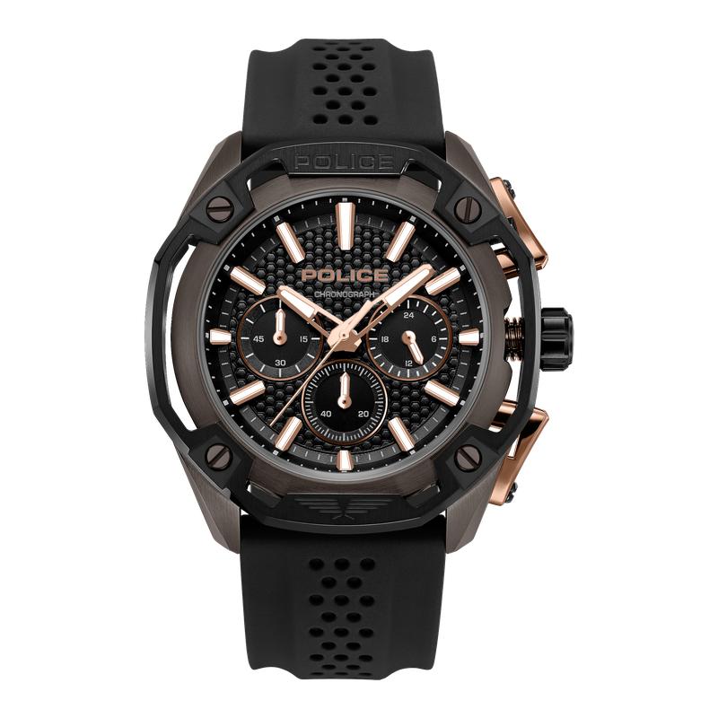 Police Black Centurian Watch For Men