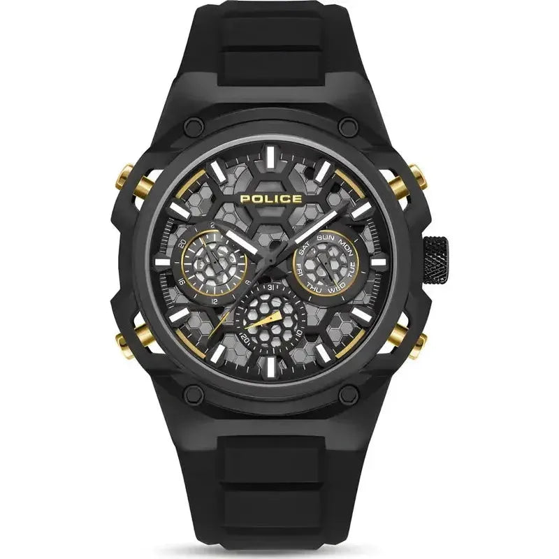 Police Challenger Black Dial Men's Watch