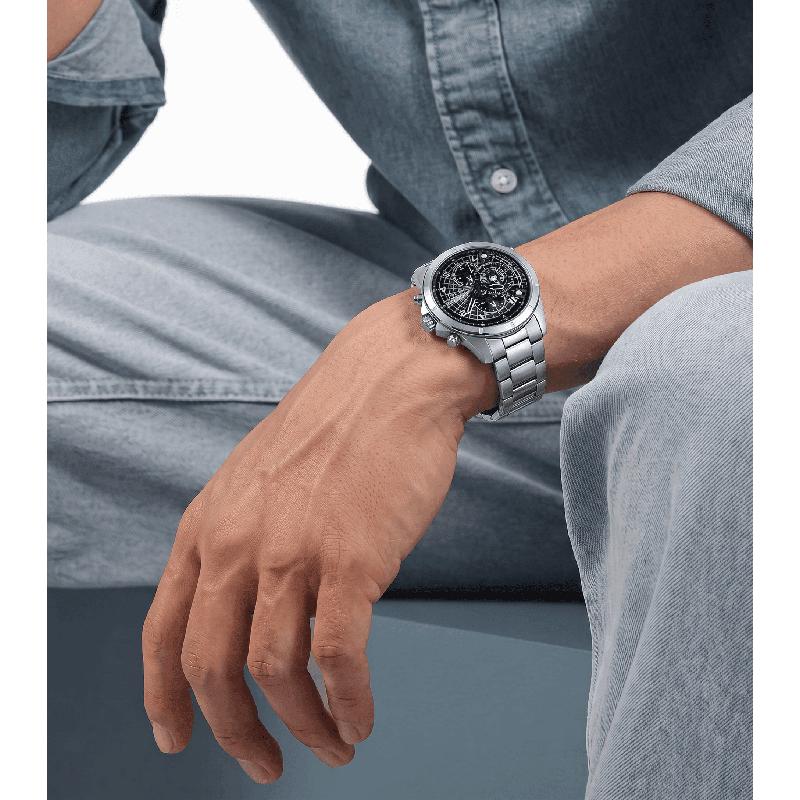 Police Cipher Black Dial Watch