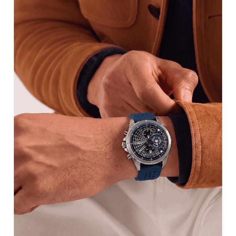 Police Cipher Blue Dial Watch