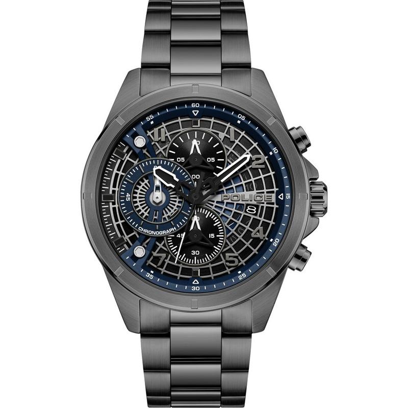 Police Cipher Men's Chronograph Dark Blue Dial Watch PEWGI0000103