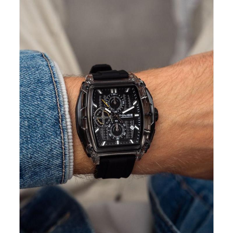 Police Clout Tank Chrono Men's Quartz Watch PEWGO00778X4