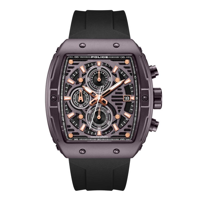 Police Connector Rebel Brown Dial Men's Watch