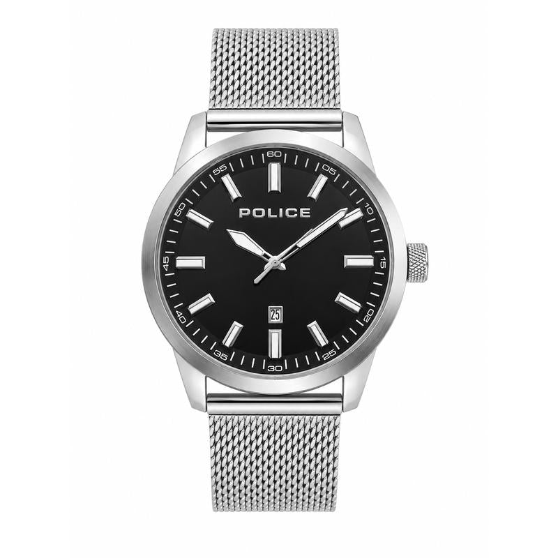 Police PEWGH2239201 Quartz Black Dial Stainless Steel Mesh Watch