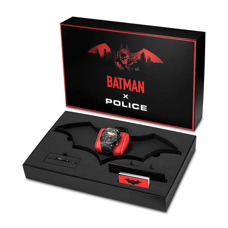 Police Crusader Watch and Batarang Bracelet 2.0 Set Limited Edition