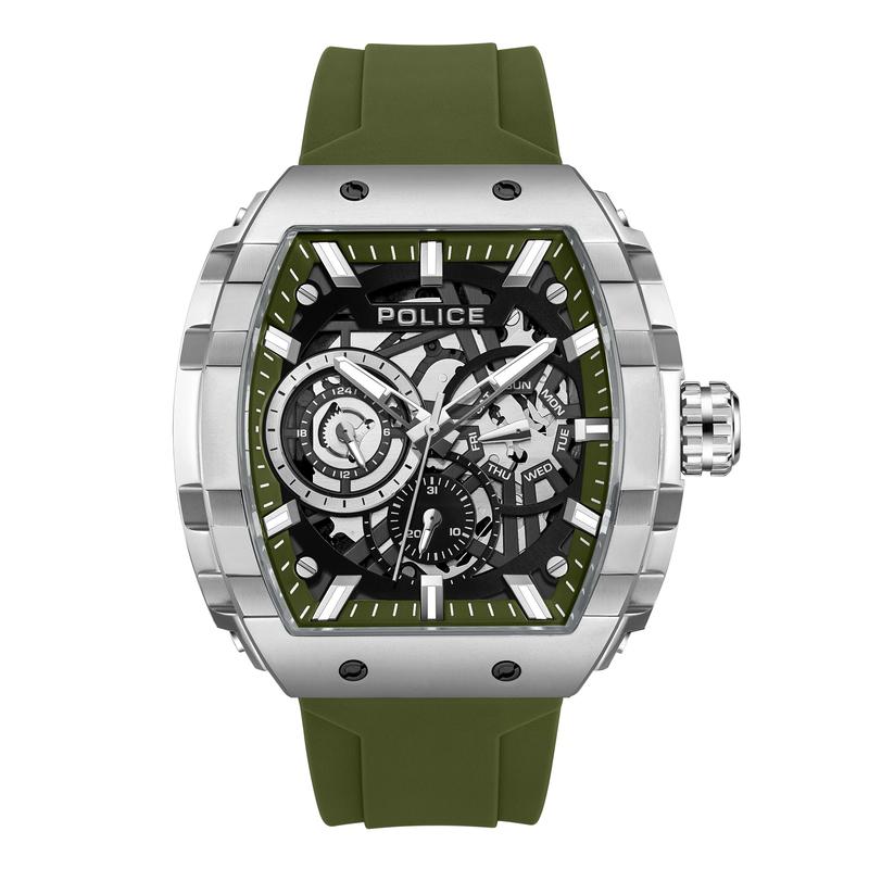 Police Flash Green Dial Men's Watch