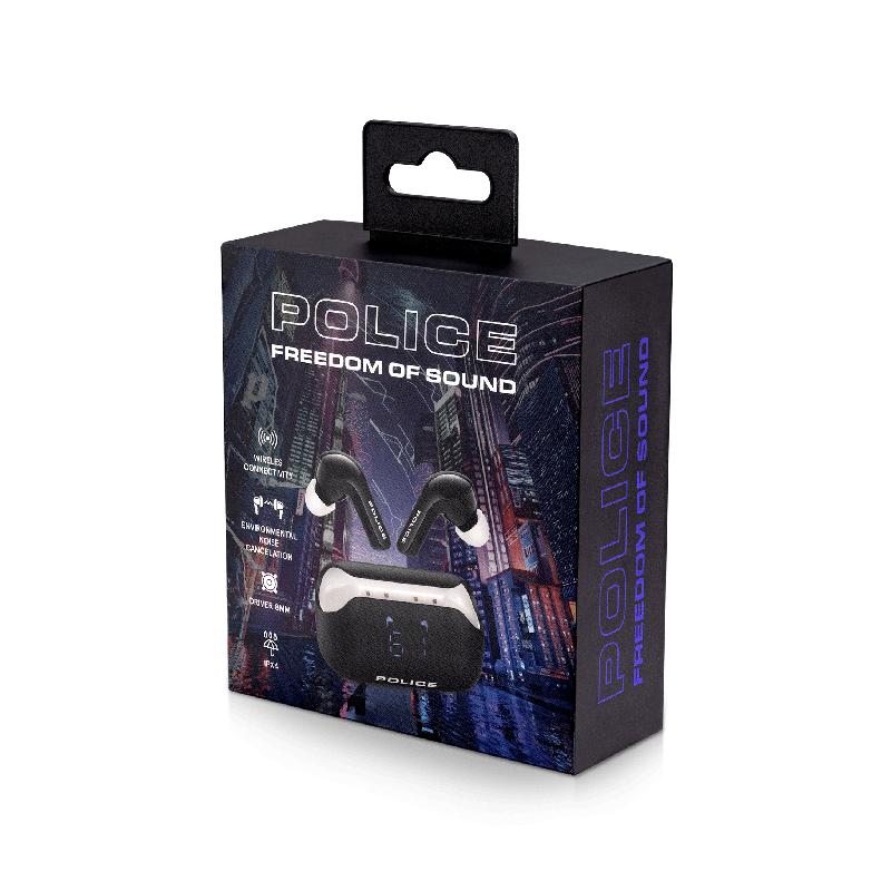 Police Freedom Of Sound I Earbuds 8mm Black IPX4