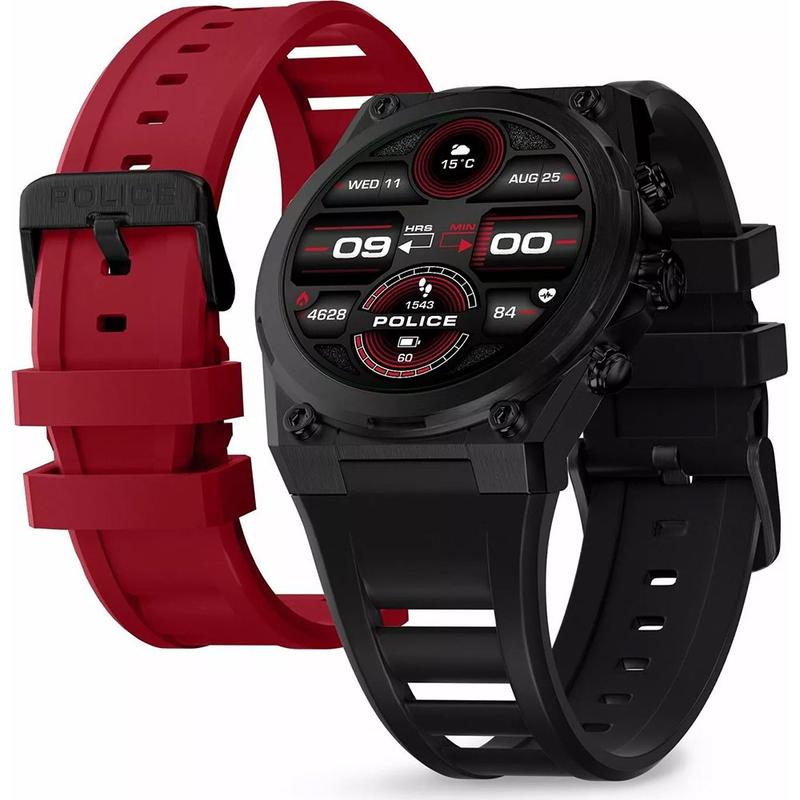 Police Freedom Of Time My Avatar 2 Smartwatch Black/Red