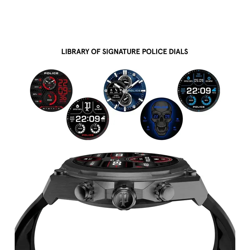 Police Freedom Of Time My Avatar 2 Smartwatch Black/Blue