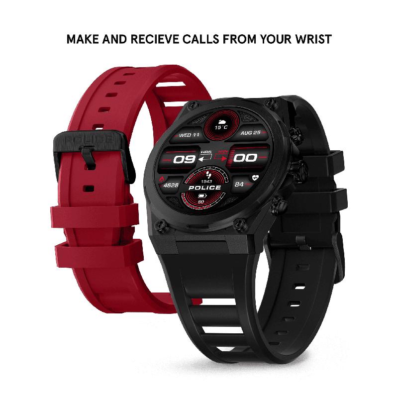 Police Freedom Of Time My Avatar 2 Smartwatch Black/Red