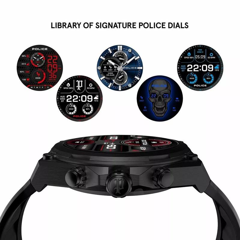 Police Freedom Of Time My Avatar 2 Smartwatch Black/Red